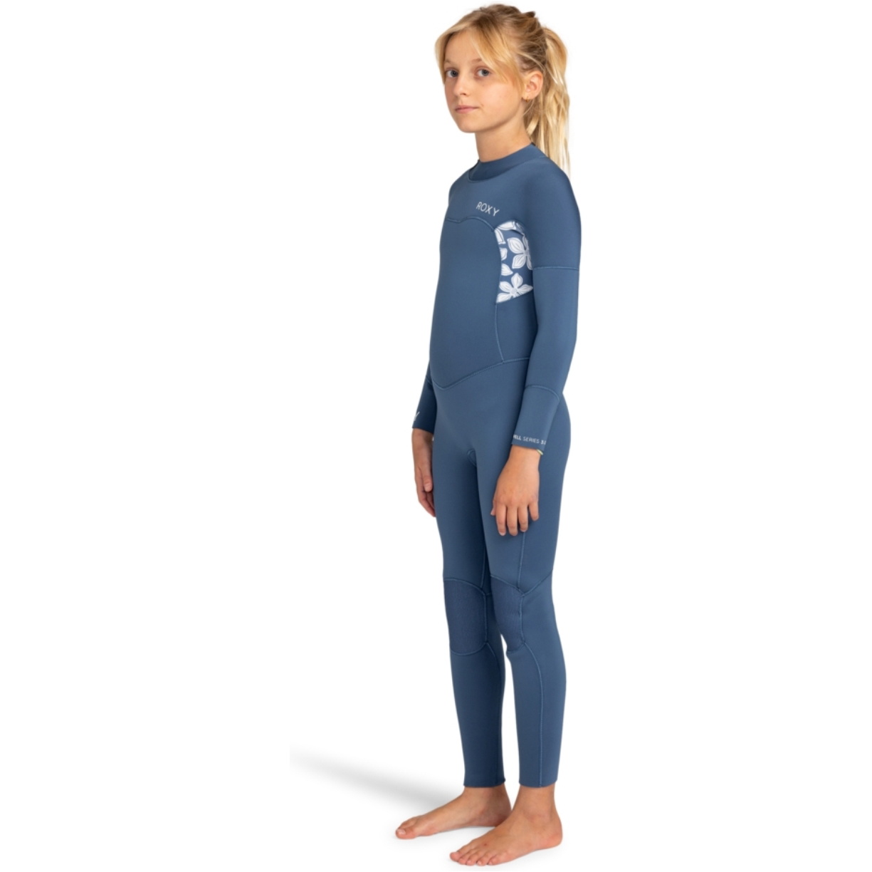 2026 Roxy Junior Swell Series 3/2mm Back Zip Wetsuit ERGW103055 - Wild Wind Drifter Floral